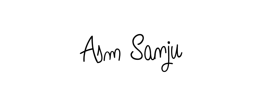 Check out images of Autograph of Asm Sanju name. Actor Asm Sanju Signature Style. Angelique-Rose-font-FFP is a professional sign style online. Asm Sanju signature style 5 images and pictures png