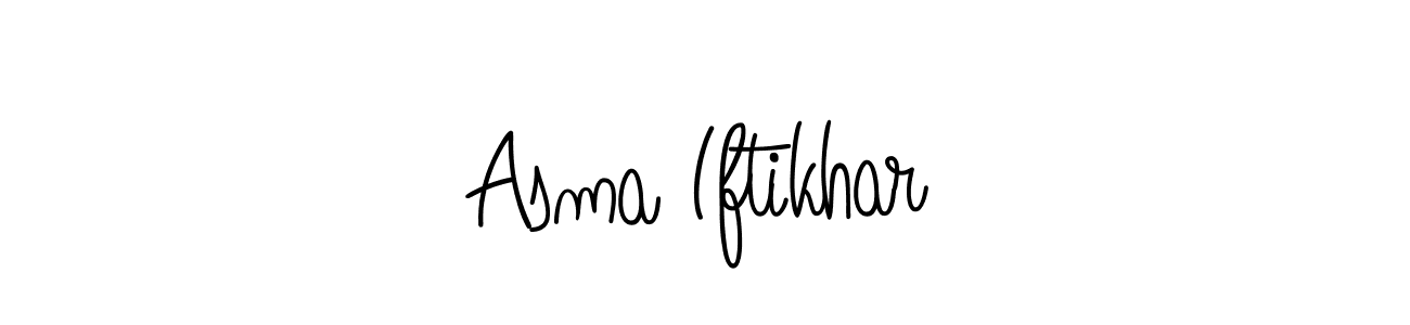 Make a short Asma Iftikhar signature style. Manage your documents anywhere anytime using Angelique-Rose-font-FFP. Create and add eSignatures, submit forms, share and send files easily. Asma Iftikhar signature style 5 images and pictures png