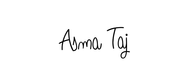How to make Asma Taj signature? Angelique-Rose-font-FFP is a professional autograph style. Create handwritten signature for Asma Taj name. Asma Taj signature style 5 images and pictures png