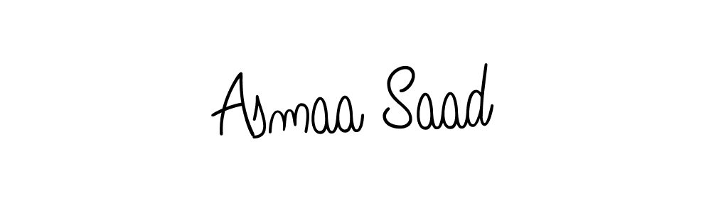 This is the best signature style for the Asmaa Saad name. Also you like these signature font (Angelique-Rose-font-FFP). Mix name signature. Asmaa Saad signature style 5 images and pictures png