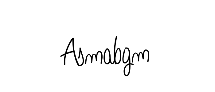 You can use this online signature creator to create a handwritten signature for the name Asmabgm. This is the best online autograph maker. Asmabgm signature style 5 images and pictures png