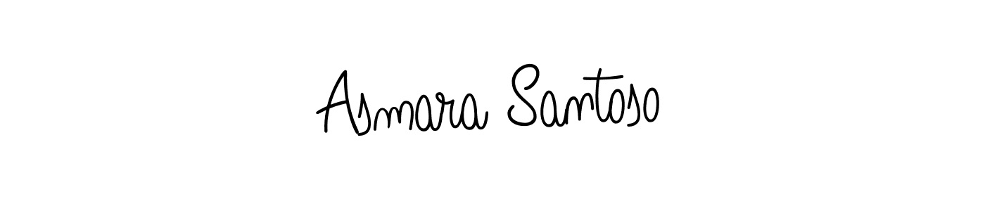 How to make Asmara Santoso signature? Angelique-Rose-font-FFP is a professional autograph style. Create handwritten signature for Asmara Santoso name. Asmara Santoso signature style 5 images and pictures png