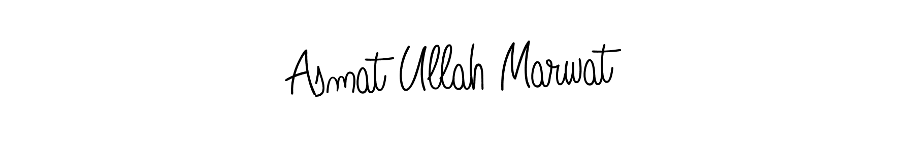 Asmat Ullah Marwat stylish signature style. Best Handwritten Sign (Angelique-Rose-font-FFP) for my name. Handwritten Signature Collection Ideas for my name Asmat Ullah Marwat. Asmat Ullah Marwat signature style 5 images and pictures png