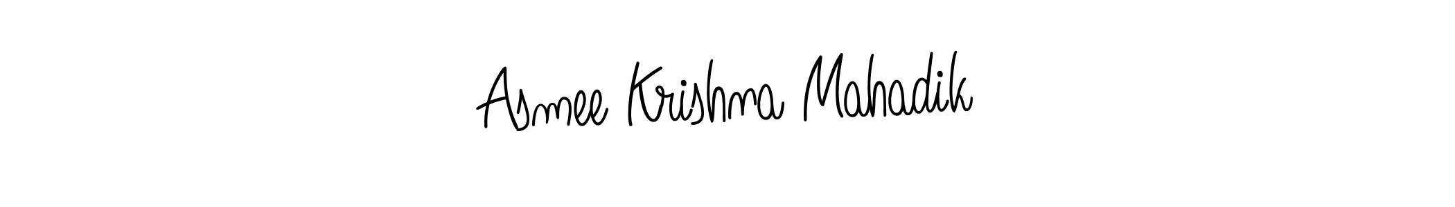 It looks lik you need a new signature style for name Asmee Krishna Mahadik. Design unique handwritten (Angelique-Rose-font-FFP) signature with our free signature maker in just a few clicks. Asmee Krishna Mahadik signature style 5 images and pictures png