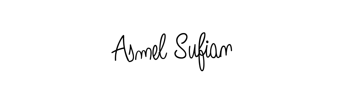 Design your own signature with our free online signature maker. With this signature software, you can create a handwritten (Angelique-Rose-font-FFP) signature for name Asmel Sufian. Asmel Sufian signature style 5 images and pictures png