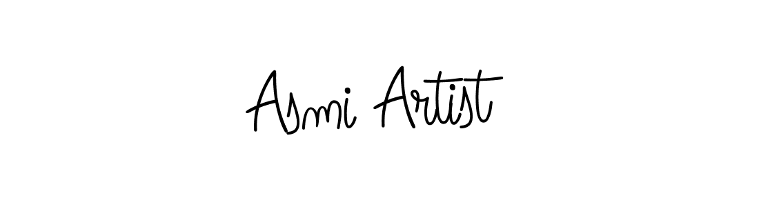 Once you've used our free online signature maker to create your best signature Angelique-Rose-font-FFP style, it's time to enjoy all of the benefits that Asmi Artist name signing documents. Asmi Artist signature style 5 images and pictures png