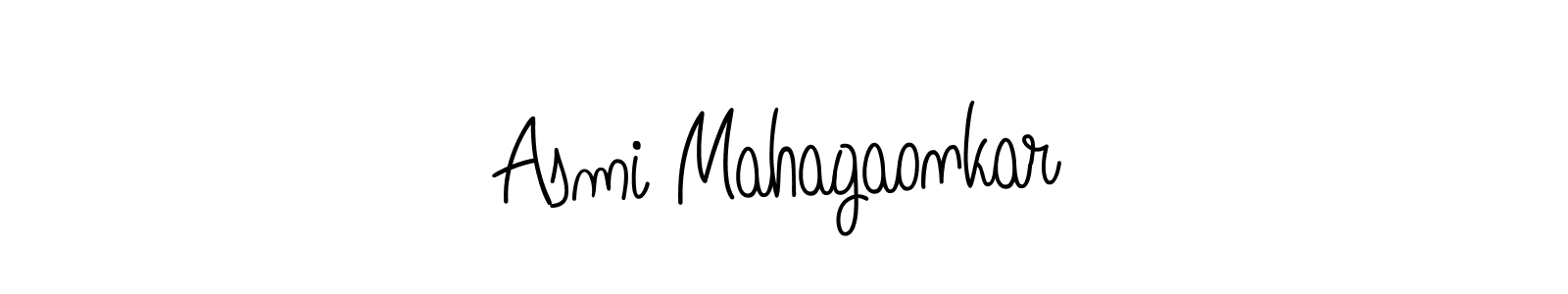 This is the best signature style for the Asmi Mahagaonkar name. Also you like these signature font (Angelique-Rose-font-FFP). Mix name signature. Asmi Mahagaonkar signature style 5 images and pictures png