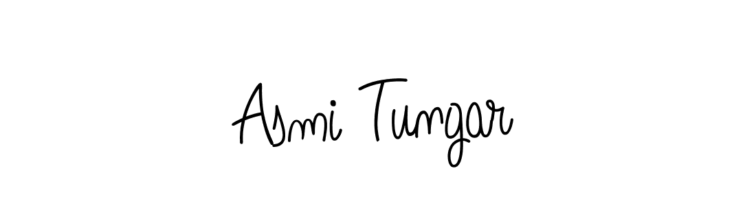 Also You can easily find your signature by using the search form. We will create Asmi Tungar name handwritten signature images for you free of cost using Angelique-Rose-font-FFP sign style. Asmi Tungar signature style 5 images and pictures png