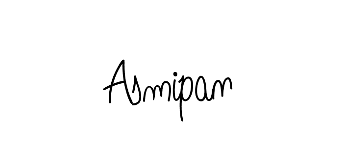 Asmipan stylish signature style. Best Handwritten Sign (Angelique-Rose-font-FFP) for my name. Handwritten Signature Collection Ideas for my name Asmipan. Asmipan signature style 5 images and pictures png