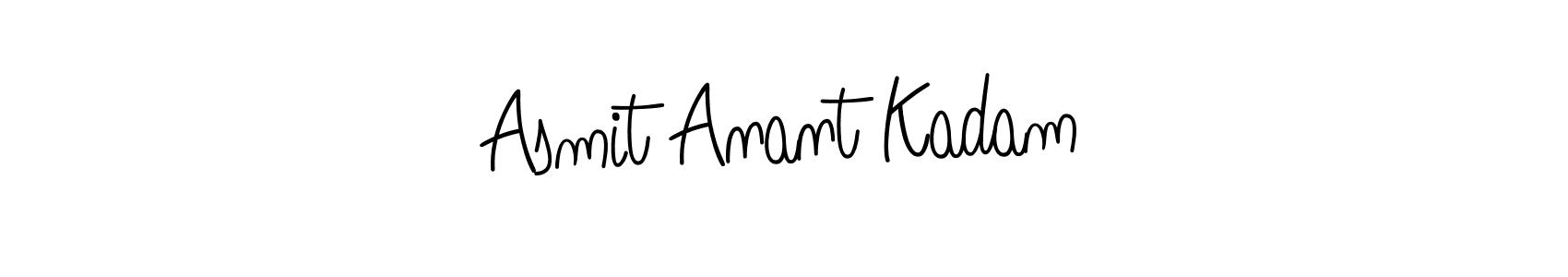 Make a beautiful signature design for name Asmit Anant Kadam. Use this online signature maker to create a handwritten signature for free. Asmit Anant Kadam signature style 5 images and pictures png