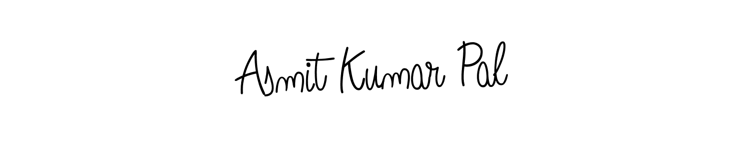 Use a signature maker to create a handwritten signature online. With this signature software, you can design (Angelique-Rose-font-FFP) your own signature for name Asmit Kumar Pal. Asmit Kumar Pal signature style 5 images and pictures png