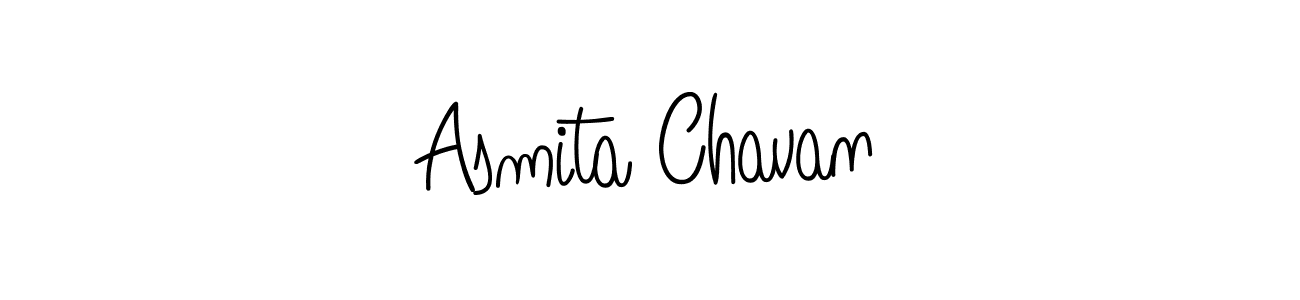 Asmita Chavan stylish signature style. Best Handwritten Sign (Angelique-Rose-font-FFP) for my name. Handwritten Signature Collection Ideas for my name Asmita Chavan. Asmita Chavan signature style 5 images and pictures png