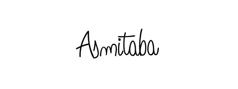 How to Draw Asmitaba signature style? Angelique-Rose-font-FFP is a latest design signature styles for name Asmitaba. Asmitaba signature style 5 images and pictures png