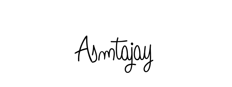 Make a beautiful signature design for name Asmtajay. Use this online signature maker to create a handwritten signature for free. Asmtajay signature style 5 images and pictures png