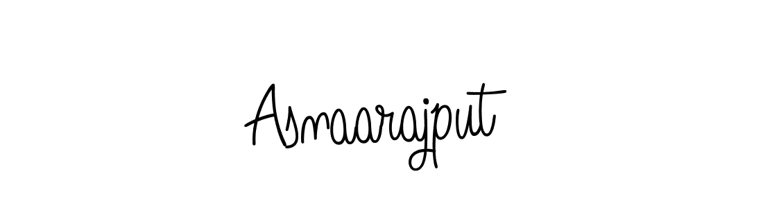 How to make Asnaarajput name signature. Use Angelique-Rose-font-FFP style for creating short signs online. This is the latest handwritten sign. Asnaarajput signature style 5 images and pictures png