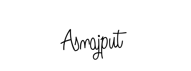 The best way (Angelique-Rose-font-FFP) to make a short signature is to pick only two or three words in your name. The name Asnajput include a total of six letters. For converting this name. Asnajput signature style 5 images and pictures png