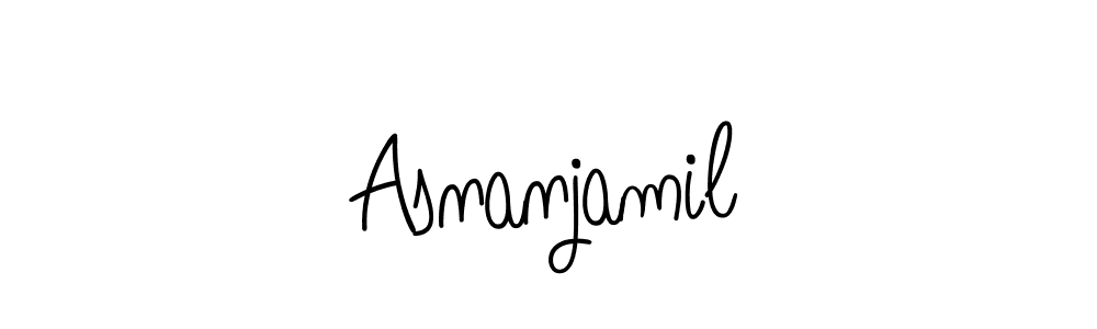 Also You can easily find your signature by using the search form. We will create Asnanjamil name handwritten signature images for you free of cost using Angelique-Rose-font-FFP sign style. Asnanjamil signature style 5 images and pictures png