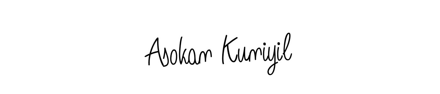 It looks lik you need a new signature style for name Asokan Kuniyil. Design unique handwritten (Angelique-Rose-font-FFP) signature with our free signature maker in just a few clicks. Asokan Kuniyil signature style 5 images and pictures png