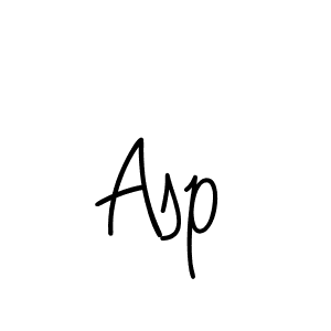 Make a beautiful signature design for name Asp. With this signature (Angelique-Rose-font-FFP) style, you can create a handwritten signature for free. Asp signature style 5 images and pictures png