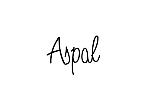 Design your own signature with our free online signature maker. With this signature software, you can create a handwritten (Angelique-Rose-font-FFP) signature for name Aspal. Aspal signature style 5 images and pictures png