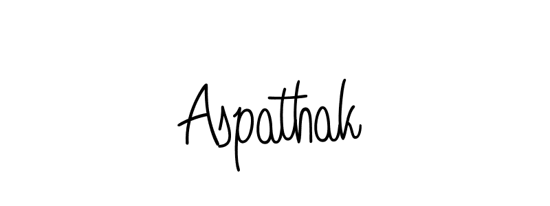 Make a beautiful signature design for name Aspathak. Use this online signature maker to create a handwritten signature for free. Aspathak signature style 5 images and pictures png