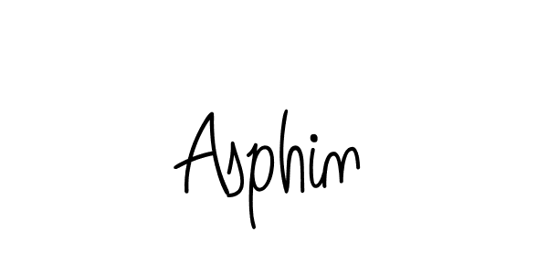 Make a beautiful signature design for name Asphin. With this signature (Angelique-Rose-font-FFP) style, you can create a handwritten signature for free. Asphin signature style 5 images and pictures png