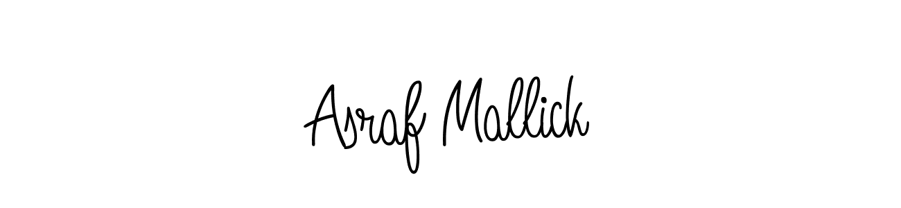 Create a beautiful signature design for name Asraf Mallick. With this signature (Angelique-Rose-font-FFP) fonts, you can make a handwritten signature for free. Asraf Mallick signature style 5 images and pictures png