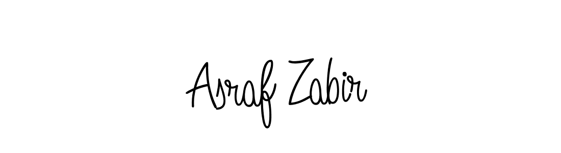 Create a beautiful signature design for name Asraf Zabir. With this signature (Angelique-Rose-font-FFP) fonts, you can make a handwritten signature for free. Asraf Zabir signature style 5 images and pictures png