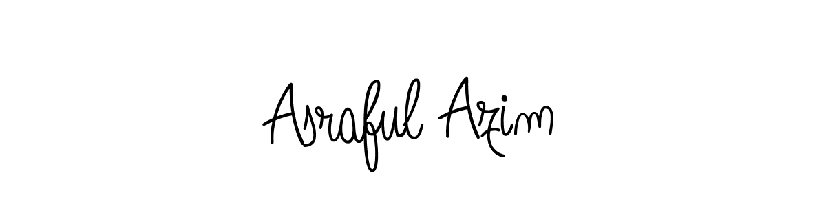 How to Draw Asraful Azim signature style? Angelique-Rose-font-FFP is a latest design signature styles for name Asraful Azim. Asraful Azim signature style 5 images and pictures png