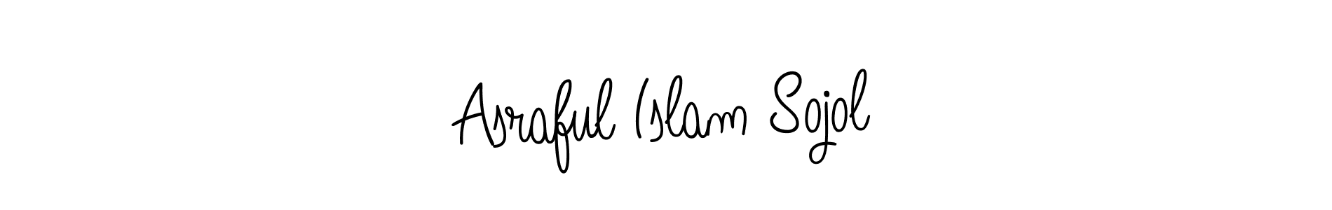 Asraful Islam Sojol stylish signature style. Best Handwritten Sign (Angelique-Rose-font-FFP) for my name. Handwritten Signature Collection Ideas for my name Asraful Islam Sojol. Asraful Islam Sojol signature style 5 images and pictures png