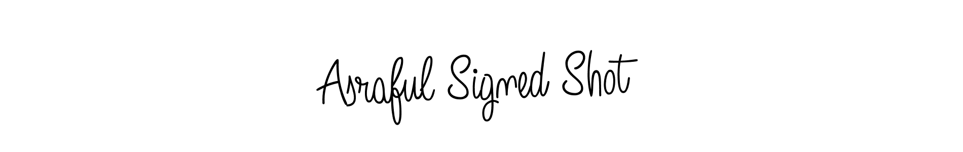 How to make Asraful Signed Shot signature? Angelique-Rose-font-FFP is a professional autograph style. Create handwritten signature for Asraful Signed Shot name. Asraful Signed Shot signature style 5 images and pictures png