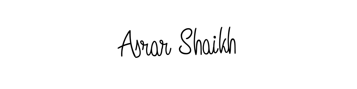 Asrar Shaikh stylish signature style. Best Handwritten Sign (Angelique-Rose-font-FFP) for my name. Handwritten Signature Collection Ideas for my name Asrar Shaikh. Asrar Shaikh signature style 5 images and pictures png