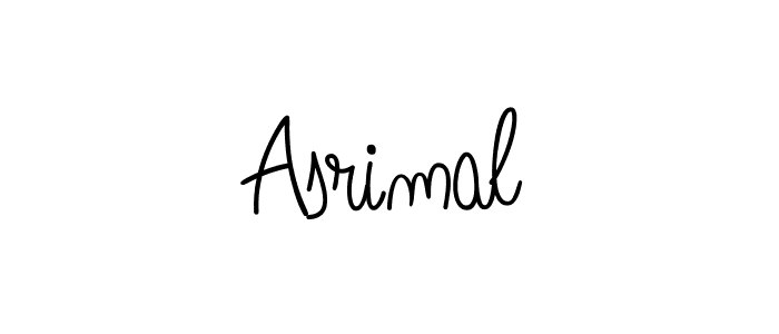 How to Draw Asrimal signature style? Angelique-Rose-font-FFP is a latest design signature styles for name Asrimal. Asrimal signature style 5 images and pictures png