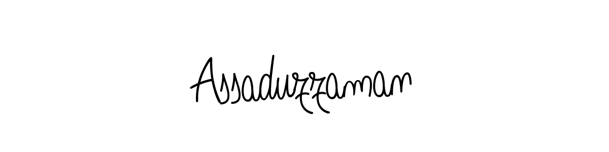 Once you've used our free online signature maker to create your best signature Angelique-Rose-font-FFP style, it's time to enjoy all of the benefits that Assaduzzaman name signing documents. Assaduzzaman signature style 5 images and pictures png