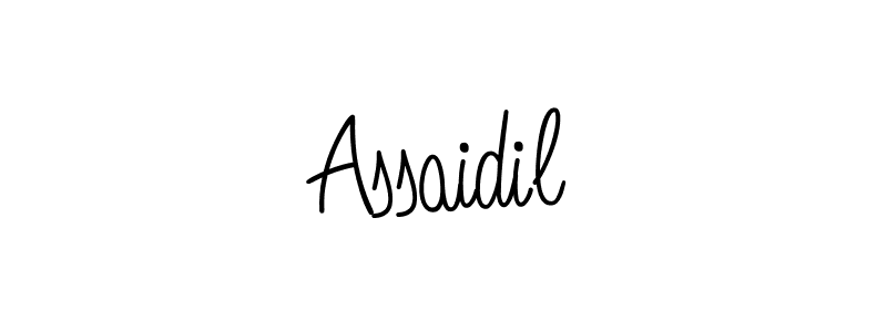Also we have Assaidil name is the best signature style. Create professional handwritten signature collection using Angelique-Rose-font-FFP autograph style. Assaidil signature style 5 images and pictures png