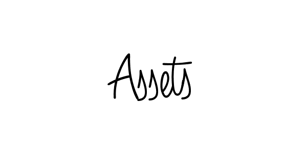 Design your own signature with our free online signature maker. With this signature software, you can create a handwritten (Angelique-Rose-font-FFP) signature for name Assets. Assets signature style 5 images and pictures png