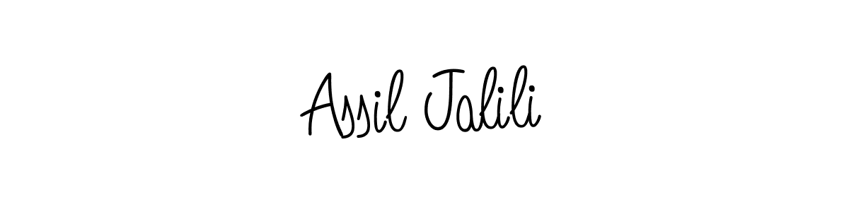 Similarly Angelique-Rose-font-FFP is the best handwritten signature design. Signature creator online .You can use it as an online autograph creator for name Assil Jalili. Assil Jalili signature style 5 images and pictures png