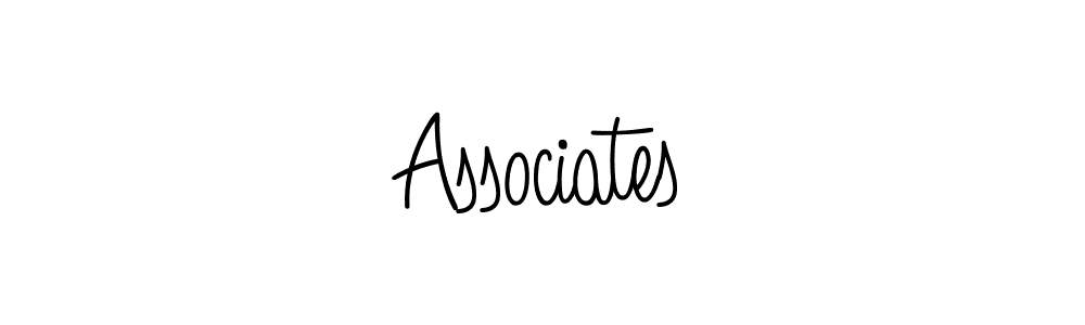 How to make Associates name signature. Use Angelique-Rose-font-FFP style for creating short signs online. This is the latest handwritten sign. Associates signature style 5 images and pictures png