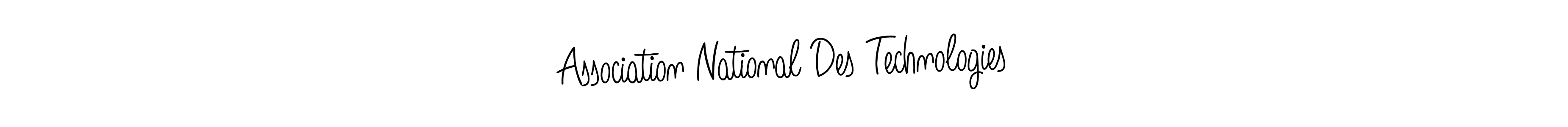 Make a short Association National Des Technologies signature style. Manage your documents anywhere anytime using Angelique-Rose-font-FFP. Create and add eSignatures, submit forms, share and send files easily. Association National Des Technologies signature style 5 images and pictures png