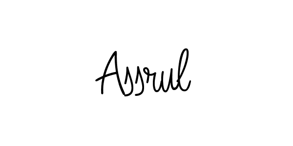 Also You can easily find your signature by using the search form. We will create Assrul name handwritten signature images for you free of cost using Angelique-Rose-font-FFP sign style. Assrul signature style 5 images and pictures png