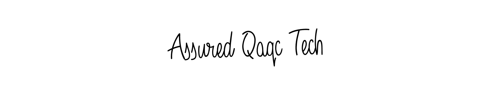 Use a signature maker to create a handwritten signature online. With this signature software, you can design (Angelique-Rose-font-FFP) your own signature for name Assured Qaqc Tech. Assured Qaqc Tech signature style 5 images and pictures png