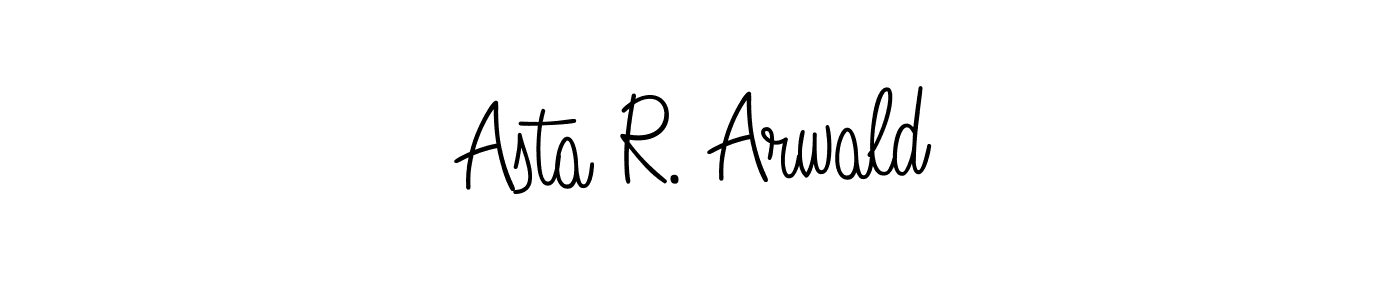 How to Draw Asta R. Arwald signature style? Angelique-Rose-font-FFP is a latest design signature styles for name Asta R. Arwald. Asta R. Arwald signature style 5 images and pictures png