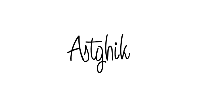 Create a beautiful signature design for name Astghik. With this signature (Angelique-Rose-font-FFP) fonts, you can make a handwritten signature for free. Astghik signature style 5 images and pictures png