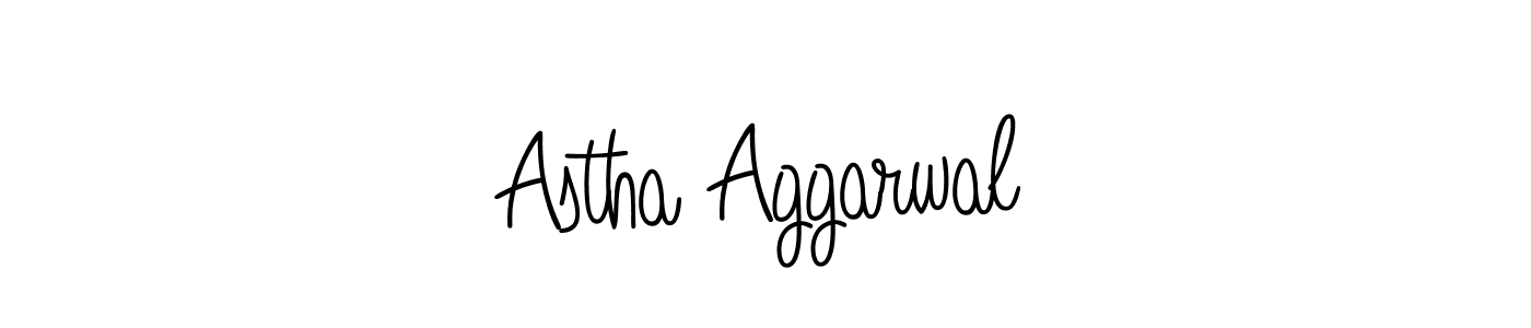 You should practise on your own different ways (Angelique-Rose-font-FFP) to write your name (Astha Aggarwal) in signature. don't let someone else do it for you. Astha Aggarwal signature style 5 images and pictures png
