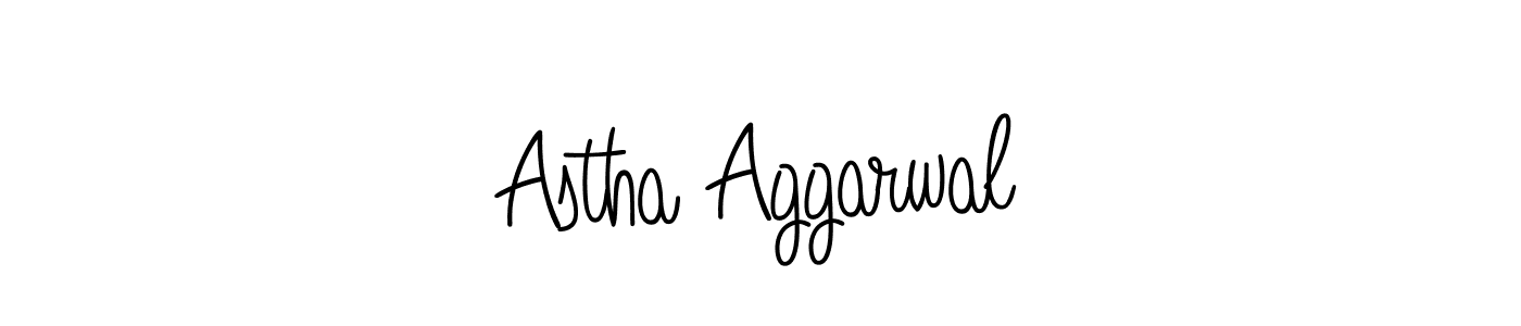 You should practise on your own different ways (Angelique-Rose-font-FFP) to write your name (Astha Aggarwal) in signature. don't let someone else do it for you. Astha Aggarwal signature style 5 images and pictures png