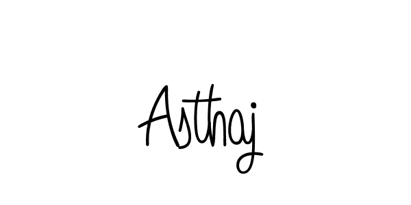 Create a beautiful signature design for name Asthaj. With this signature (Angelique-Rose-font-FFP) fonts, you can make a handwritten signature for free. Asthaj signature style 5 images and pictures png