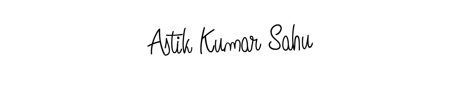 Astik Kumar Sahu stylish signature style. Best Handwritten Sign (Angelique-Rose-font-FFP) for my name. Handwritten Signature Collection Ideas for my name Astik Kumar Sahu. Astik Kumar Sahu signature style 5 images and pictures png