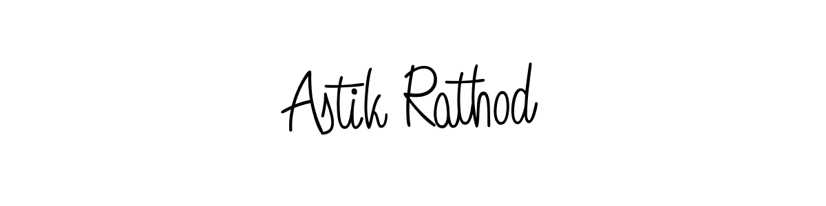 Astik Rathod stylish signature style. Best Handwritten Sign (Angelique-Rose-font-FFP) for my name. Handwritten Signature Collection Ideas for my name Astik Rathod. Astik Rathod signature style 5 images and pictures png