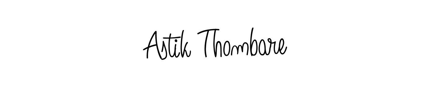 Make a beautiful signature design for name Astik Thombare. With this signature (Angelique-Rose-font-FFP) style, you can create a handwritten signature for free. Astik Thombare signature style 5 images and pictures png