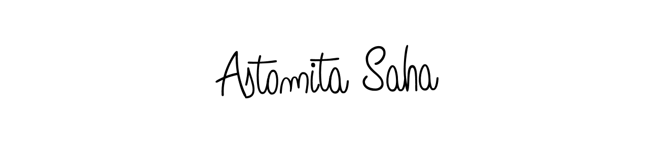 Also we have Astomita Saha name is the best signature style. Create professional handwritten signature collection using Angelique-Rose-font-FFP autograph style. Astomita Saha signature style 5 images and pictures png